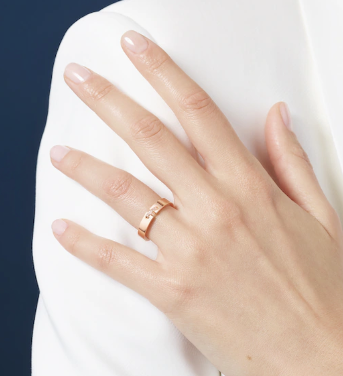 [BLUE TEARS]ALLIANCE LIENS VIDENCE DIAMOND 4MM RING