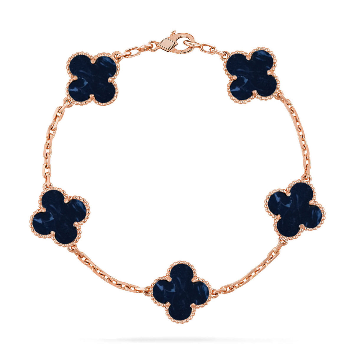 [BLUE TEARS]CLOVER 5 MOTIF PIETERSITE BRACELET COLLECTION