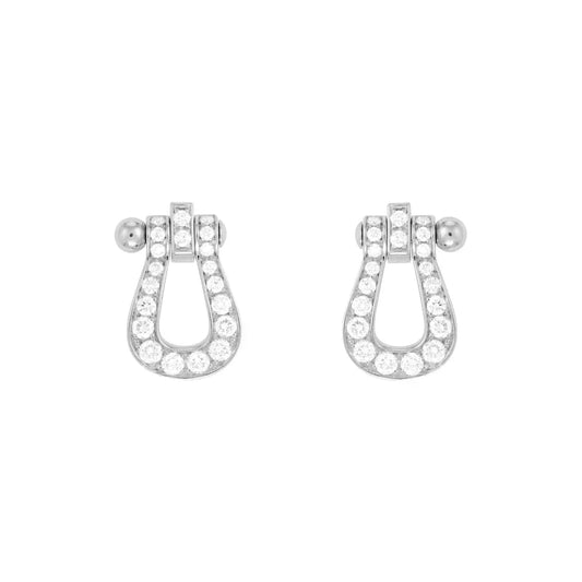 [BLUE TEARS]FORCE 10 FULL DIAMOND STUD EARRINGS MINI MODEL