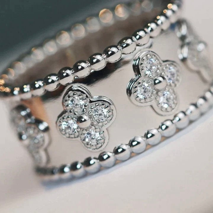 [BLUE TEARS]CLOVER KALEIDOSCOPE RING 10MM