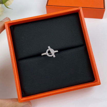 [BLUE TEARS]ECHAPPEE RING SILVER DIAMOND