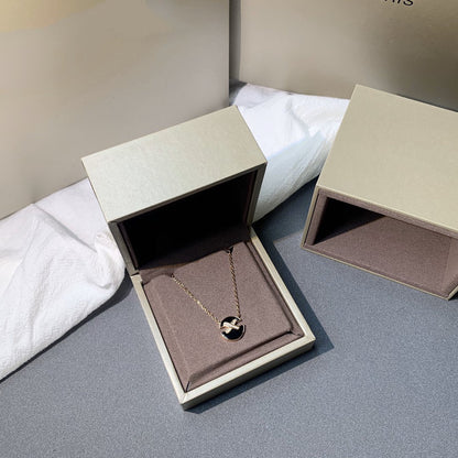 [BLUE TEARS]JEUX DE PINK GOLD DIAMOND NECKLACE