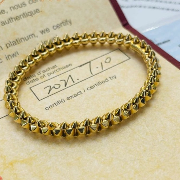 [BLUE TEARS]CLASH GOLD BRACELET