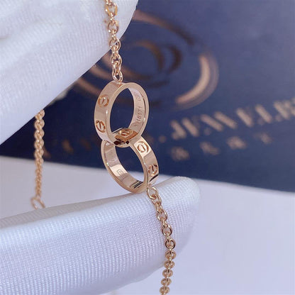 [BLUE TEARS]LOVE BRACELET DOUBLE RING