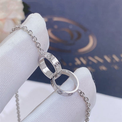 [BLUE TEARS]LOVE BRACELET DOUBLE RING