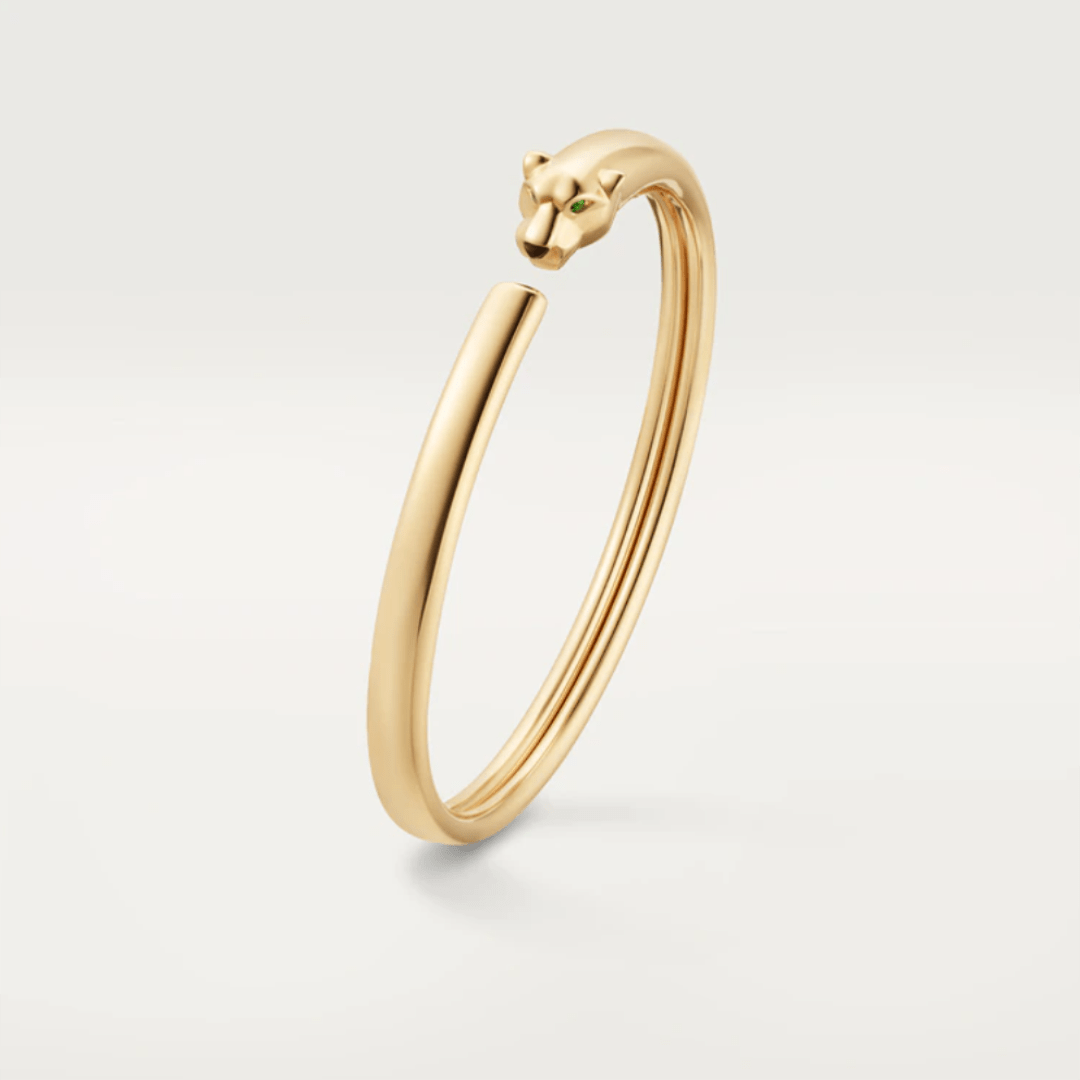 [BLUE TEARS]PANTHERE GOLD OPEN BRACELET