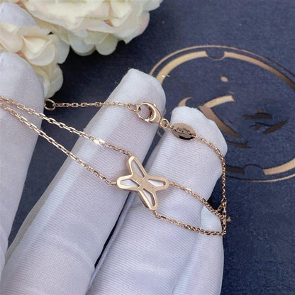 [BLUE TEARS]JEUX BRACELET WHITE MOP PINK GOLD 1 DIAMOND