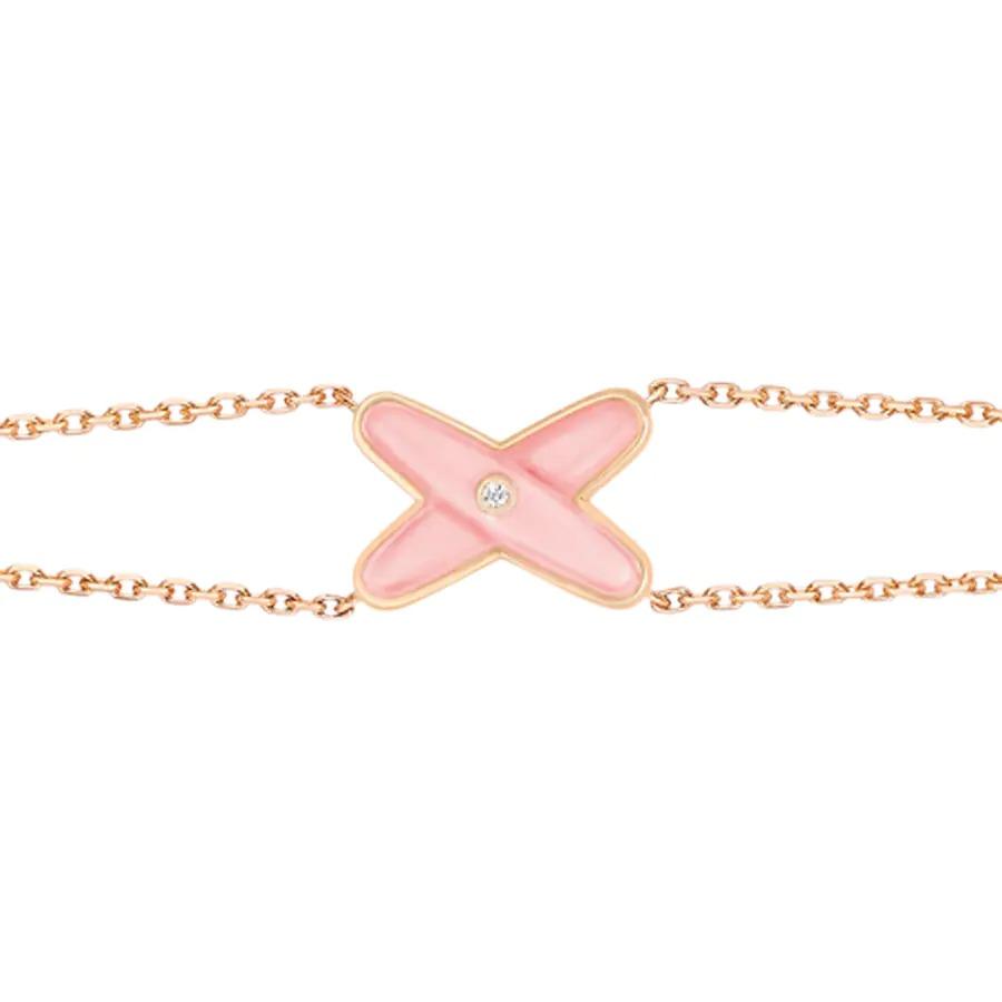 [BLUE TEARS]JEUX BRACELET PINK MOP PINK GOLD 1 DIAMOND