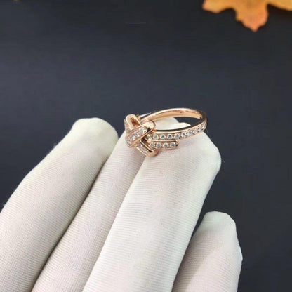 [BLUE TEARS]JEUX DE RING PINK GOLD DIAMOND