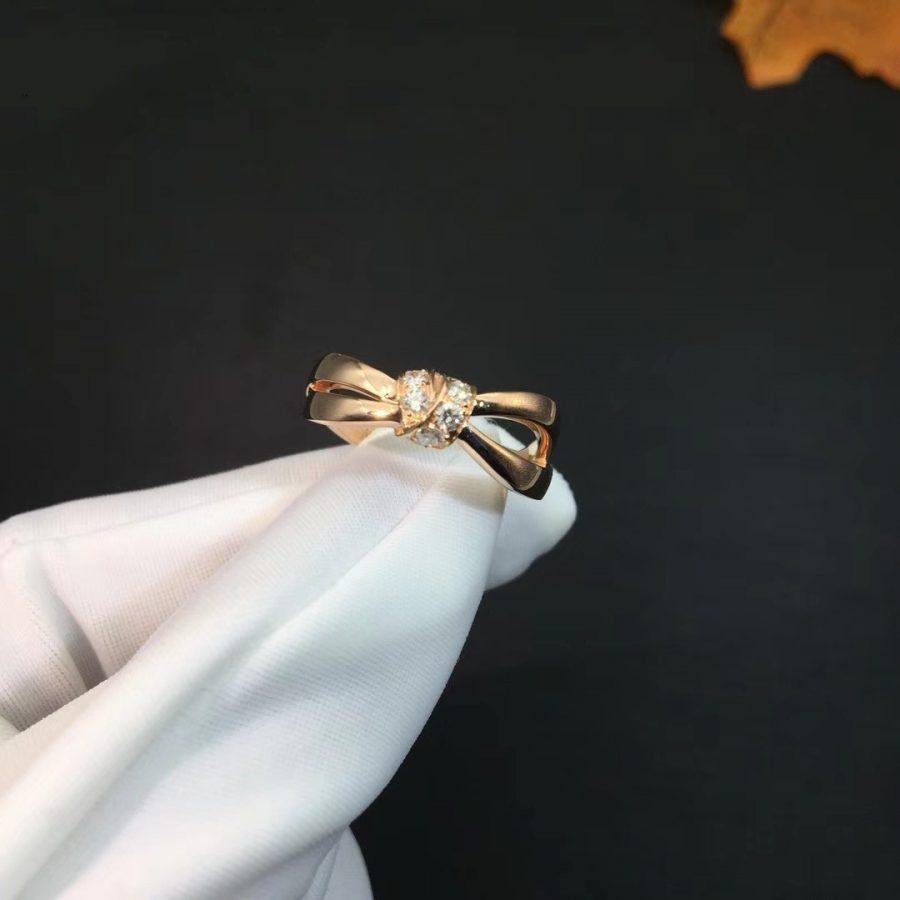 [BLUE TEARS]LIENS RING PINK GOLD DIAMOND