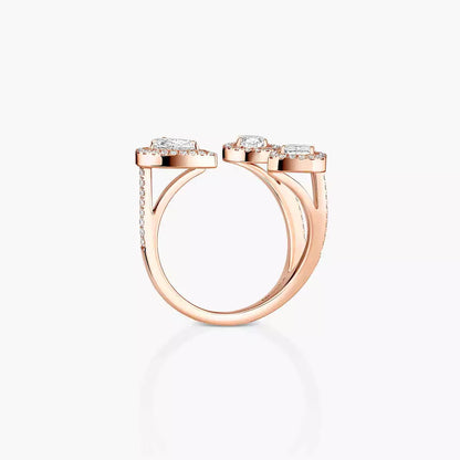 [Blue Tears Jewelry]  Diamond Ring 0,25ct My Twin Trilogy