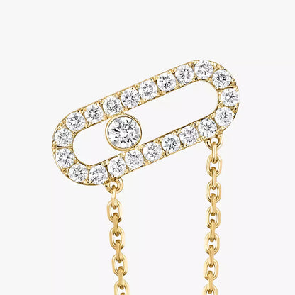[Blue Tears Jewelry]Move Uno Diamond Earrings