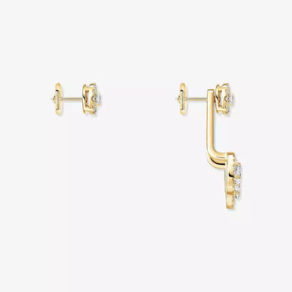[Blue Tears Jewelry] My Twin Trio  Diamond Earrings