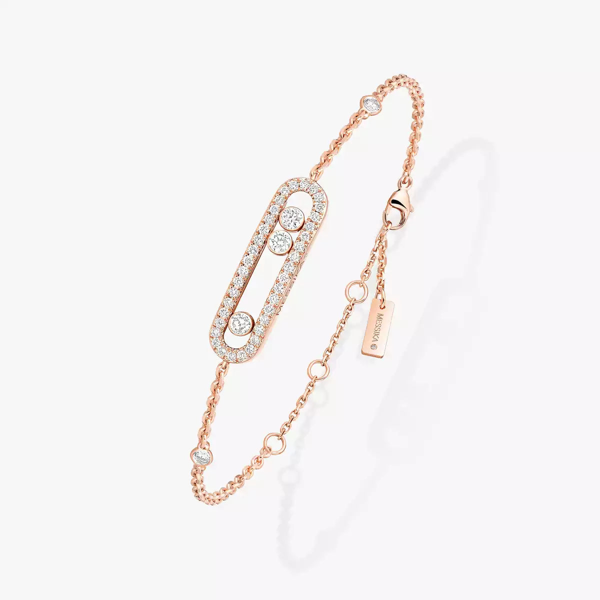 [Blue Tears Jewelry]Pav¨¦ Baby Move Diamond Bracelet