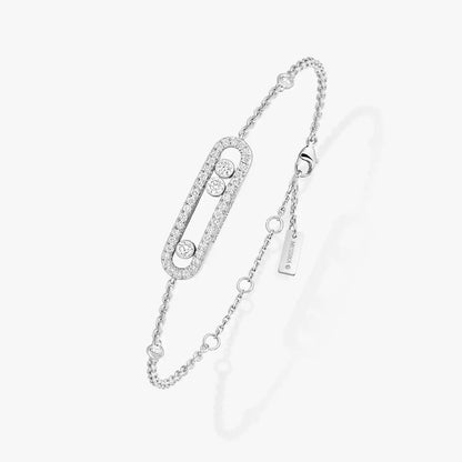[Blue Tears Jewelry]Pav¨¦ Baby Move Diamond Bracelet
