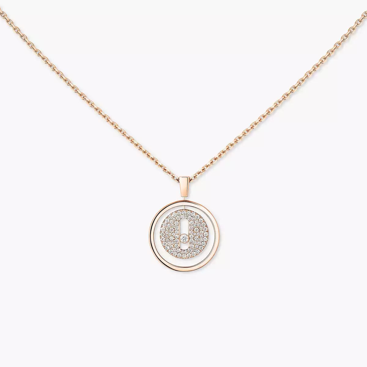 [Blue Tears Jewelry] Lucky Move Diamond Necklace