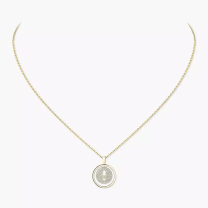 [Blue Tears Jewelry] Lucky Move Diamond Necklace