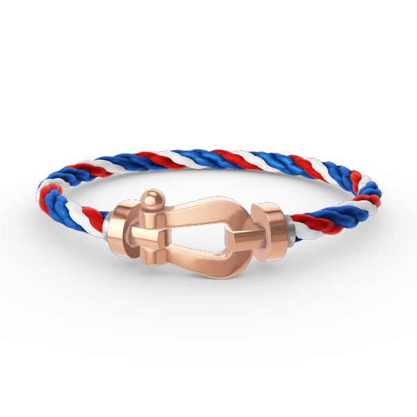 [BLUETRÄNEN]FORCE GROSSES HUFEISENARMBAND OHNE DIAMANT ROSÉGOLD