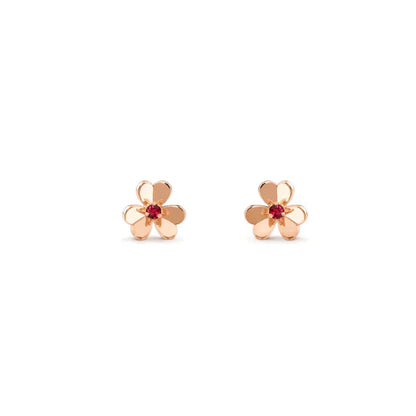 [BLUE TEARS]FRIVOLE  FLOWER PINK EARRINGS