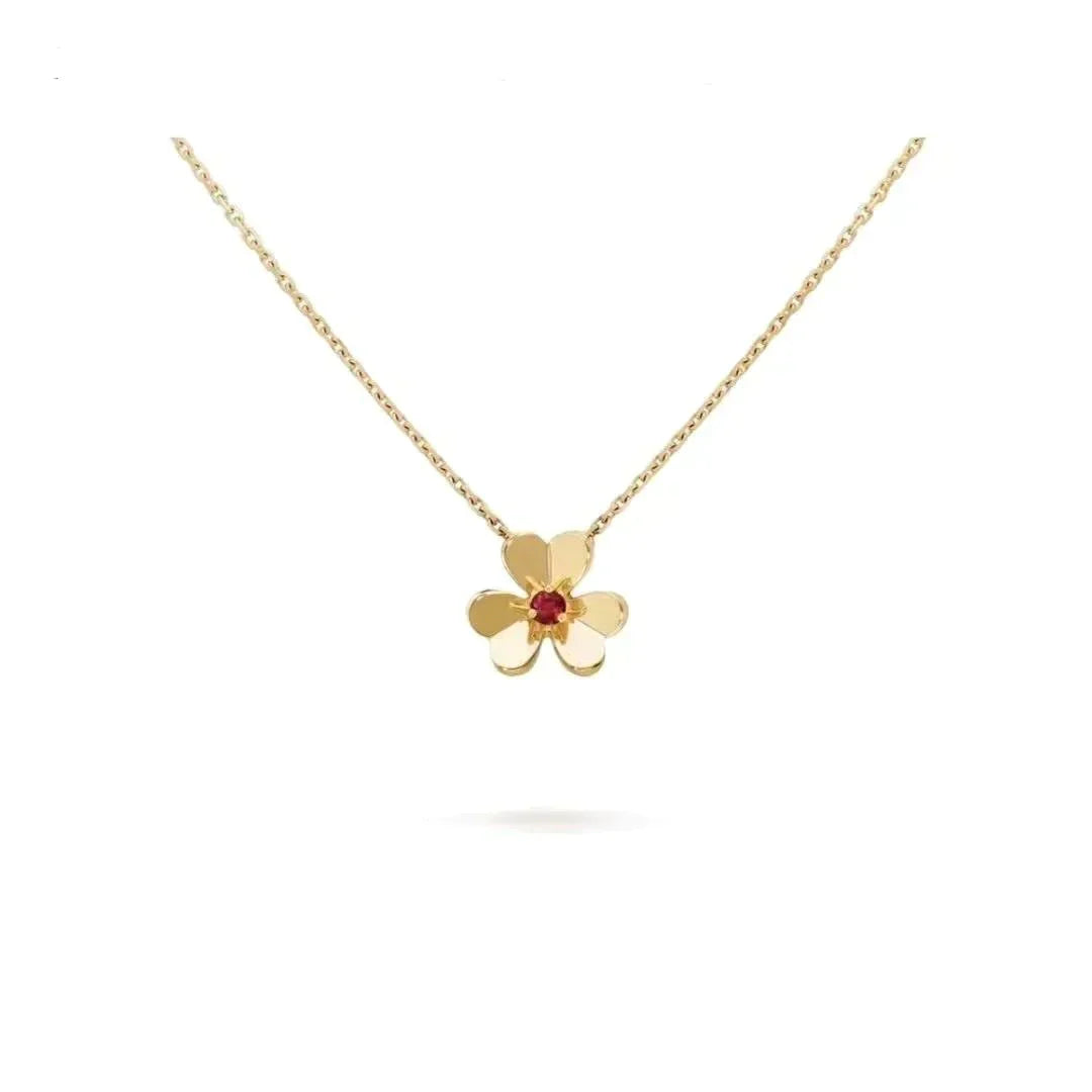 [BLAUE TRÄNEN]FRIVOLE GOLDENE BLUMENKETTE
