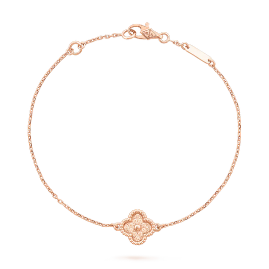 [BLUE TEARS]CLOVER SINGLE FLOWER BRACELET
